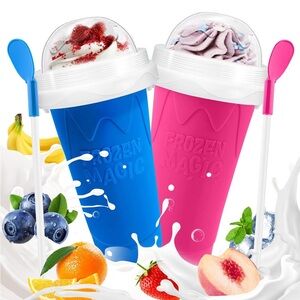 NEW Slushy Maker Cooling (Light Blue & Light)